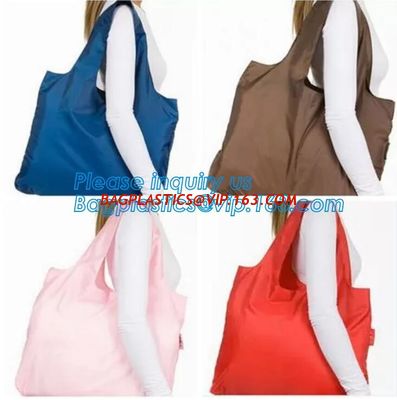 Eco-Friendly Reusable Polyester Foldable Shopping Bag,Custom Gift Promotional 210D 420D Polyester 190T Nylon Small Draws supplier