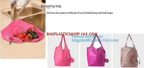 Eco-Friendly Reusable Polyester Foldable Shopping Bag,Custom Gift Promotional 210D 420D Polyester 190T Nylon Small Draws supplier