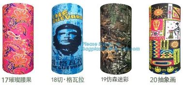 Custom Organic Multifunctional Seamless Tube Bandana,Promotional Products Custom Logo Neck Warmer Bandana,Bandanas Headw supplier