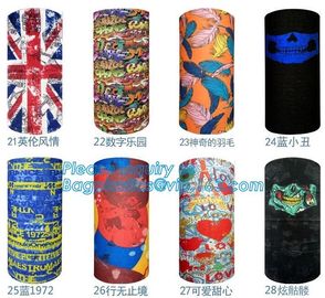 Custom Organic Multifunctional Seamless Tube Bandana,Promotional Products Custom Logo Neck Warmer Bandana,Bandanas Headw supplier