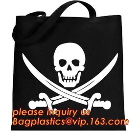 Eco friendly custom printed shopping cotton handle bag with logo print,Long Handle Promotion Shopping Bag Promotion pac supplier