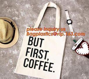 Handle Bag 100% Cotton Shoulder Bag,New design cheap printed shopping black tote bag cotton canvas handle with price supplier