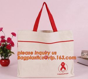 Promotional wholesale custom natural handled organic plain cotton tote bag, cotton shopping bag, cotton bags bagplastics supplier