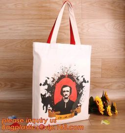 Promotional wholesale custom natural handled organic plain cotton tote bag, cotton shopping bag, cotton bags bagplastics supplier