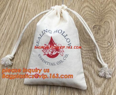 Shopping Cotton Drawstring Bag For Packaging,Eco-friendly quality custom jute and cotton line drawstring bags small musl supplier