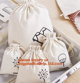 Quality Logo Customized Cotton Drawstring Dust Bag For Clothes,Wholesale Large Capacity Blank Straps Grocery Laundry Dra supplier