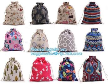 Promotional cheap wholesale Custom organic cotton canvas drawstring bag,world map printed small cotton drawstring bag supplier