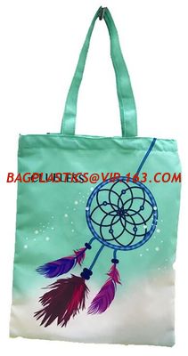 Promotional eco friendly natural handled cotton shopping tote bag,12oz Cheap wholesale fashion canvas rope handle beach supplier