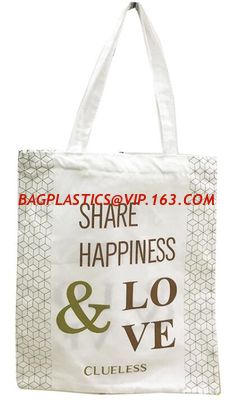 Promotional eco friendly natural handled cotton shopping tote bag,12oz Cheap wholesale fashion canvas rope handle beach supplier