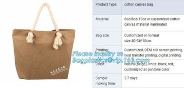 customized promotion gift waterproof clear pvc cotton rope handle beach tote bag transparent shopping bags bagease pac supplier