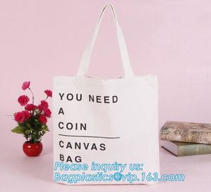 Promotional Ecological Handled Style Canvas Cotton Tote Bags For School Books,Eco white cotton canvas cotton rope handle supplier