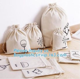 OEM Organic Cotton Drawstring Bag,Custom design Eco Friendly printing canvas cotton drawstring bag,Muslin Drawstring Bag supplier