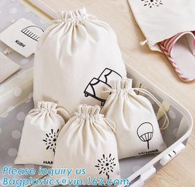 OEM Organic Cotton Drawstring Bag,Custom design Eco Friendly printing canvas cotton drawstring bag,Muslin Drawstring Bag supplier