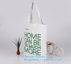 Fair trade calico cotton canvas tote bag long handle,cotton Canvas Tote Bag with 2 extra pocket outside for day use supplier