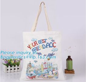 Factory direct sale eco-friendly fashion printed customized reusable handle cotton bag,cotton canvas rope handle beach b supplier