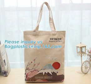 Factory direct sale eco-friendly fashion printed customized reusable handle cotton bag,cotton canvas rope handle beach b supplier