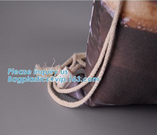 Eco-Friendly Reusable Drawstring Bag Natural Eco-Friendly Economical Cotton Canvas Drawstring Bag,Dust Cotton Shoe Bags supplier