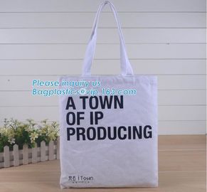 Handle shoulder dual use recyclable shopping cotton bag,Manufacturer custom-made 12oz white handled cotton canvas tote b supplier