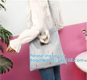 Wholesale white color letters series printing rough rope handle cotton canvas fabric foldable tote shopping bag bagplast supplier