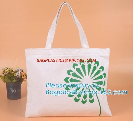 white cotton bag long handle cotton bags good for environment，promotional cotton shopping tote bag handle bag bagease supplier