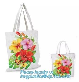 Fashionable promotional natural cotton fabric handle shopping bag,Promotional women lady rope handle cotton canvas chevr supplier