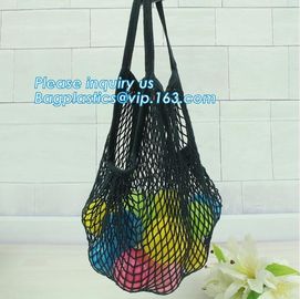 Reusable Grocery Market Cotton Net Shopping String Net Bag,Reusable grocery tote mesh shopping cotton net bag bagease supplier