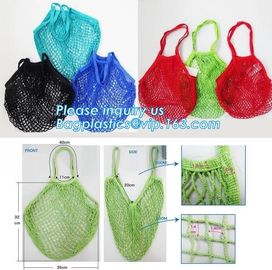 Reusable Grocery Market Cotton Net Shopping String Net Bag,Reusable grocery tote mesh shopping cotton net bag bagease supplier