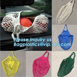 Reusable Grocery Market Cotton Net Shopping String Net Bag,Reusable grocery tote mesh shopping cotton net bag bagease supplier