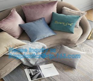 Customized Design Gold Blocking leaf cushion cover square throw pillow case,Printed cushion covers,Home Made Decorative supplier