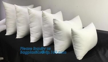 Square custom wholesale pillow insert,white square vacuum package pillow cushion inserts,PP cototon wholesale pillow cus supplier