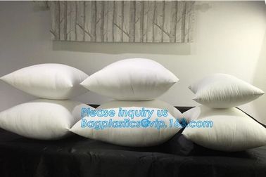 Square custom wholesale pillow insert,white square vacuum package pillow cushion inserts,PP cototon wholesale pillow cus supplier