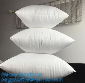 Square custom wholesale pillow insert,white square vacuum package pillow cushion inserts,PP cototon wholesale pillow cus supplier