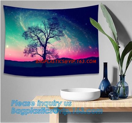 wholesale Digital Printed Cactus Tapestry Custom Print home decor mandala bohemian wall hangings tapestry bagease packag supplier