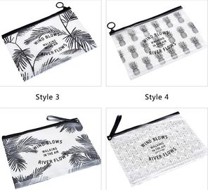 custom made cute clear pvc EVA TPU super clear bikini swimsuit zip lock bags, slider seal bags, sliding bag, slide tip b supplier