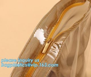 Custom transparent clear Pvc Cosmetic Pouch,Printed Vinyl Travel Cosmetic Bag Zipper PVC Pouch Bag,k Pouch with Lo supplier