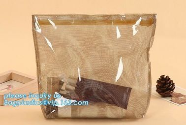 Custom transparent clear Pvc Cosmetic Pouch,Printed Vinyl Travel Cosmetic Bag Zipper PVC Pouch Bag,k Pouch with Lo supplier