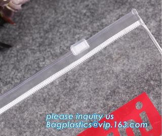 Plastic Travel Document Wallet, PVC Envelop Document Bag with Snap Closure,School office supplies handle zipper file doc supplier