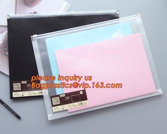 A5 plastic PVC file document simple net students office bag,A4 PVC file bag Creative Transparent Storage bag Document Ba supplier