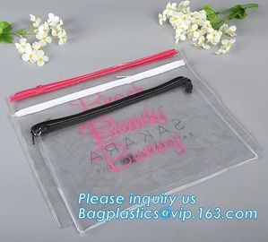 Document Bag File Bag A4 PP/PVC Envelope File Folder Pocket,Eco-friendly clear plastic document zipper bag for B4 A4 B5 supplier