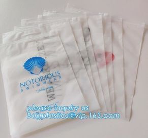 Top Quality EVA PE OPP Bio Degradable T Shirt Bag, OEM Printed Slider Zip Packaging Plastic Bags For Tshirt Swimwear supplier