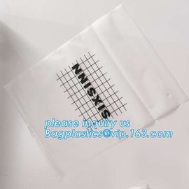 CPE Slider Top Zipper Bag For Swimwear Custom Printed Clothes Packaging Frosted Poly Bags,frosted slider zipper lock pla supplier