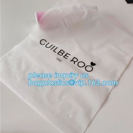 CPE Slider Top Zipper Bag For Swimwear Custom Printed Clothes Packaging Frosted Poly Bags,frosted slider zipper lock pla supplier