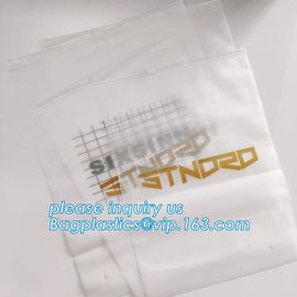 CPE Slider Top Zipper Bag For Swimwear Custom Printed Clothes Packaging Frosted Poly Bags,frosted slider zipper lock pla supplier