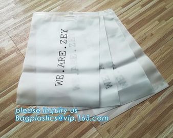 Custom Print Soft Matte CPE Swimwear Clothes Package Slider Zipper Wet Bag,Eco-friendly Transparent swimwear packaging e supplier