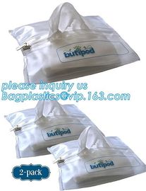 Eco green pack, eoc packaigng bag container, EVA custom wet tissue bag, tissue container bag,tissue packaging diaper pac supplier