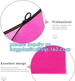 Biodegradable China Supplier Clear PVC Cosmetic Standup k Pouch,Travel Cosmetic Bag seal Toiletry Zip Pouch, bagea supplier