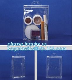 Biodegradable Customised printing Clear PVC Cosmetic Standup k Pouch,Toiletries Cosmetic Pvc Pouch With Marble Dig supplier