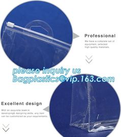 Biodegradable Customised printing Clear PVC Cosmetic Standup k Pouch,Toiletries Cosmetic Pvc Pouch With Marble Dig supplier