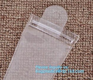 Biodegradable pen pencil houlder,Portable waterproof Transparent Blue plastic PVC Pencil pen pouch Bag bagplastics pack supplier