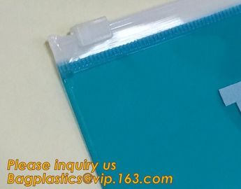 Biodegradable Top quality B4 A4 B5 A5 A6 transparent zipper file bag pvc zipper document bag,file bag with zipper docume supplier